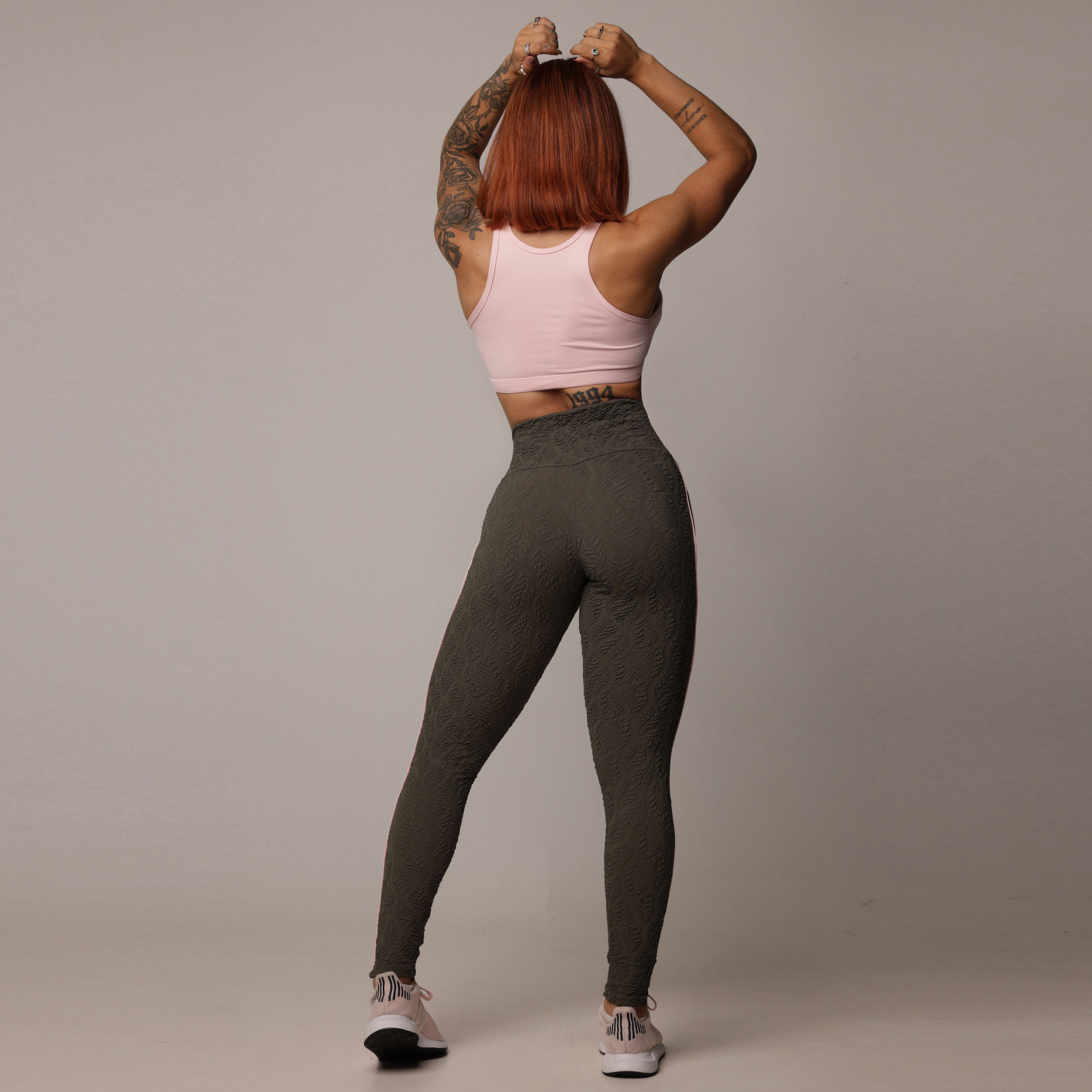 LEGGING JUMP COMUM JACQUARD BIO VERDE MILITAR - Imagem 8