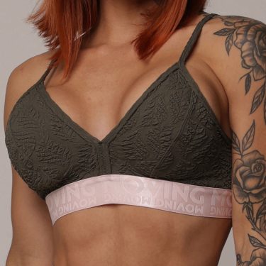 TOP MILANO JACQUARD BIO VERDE MILITAR