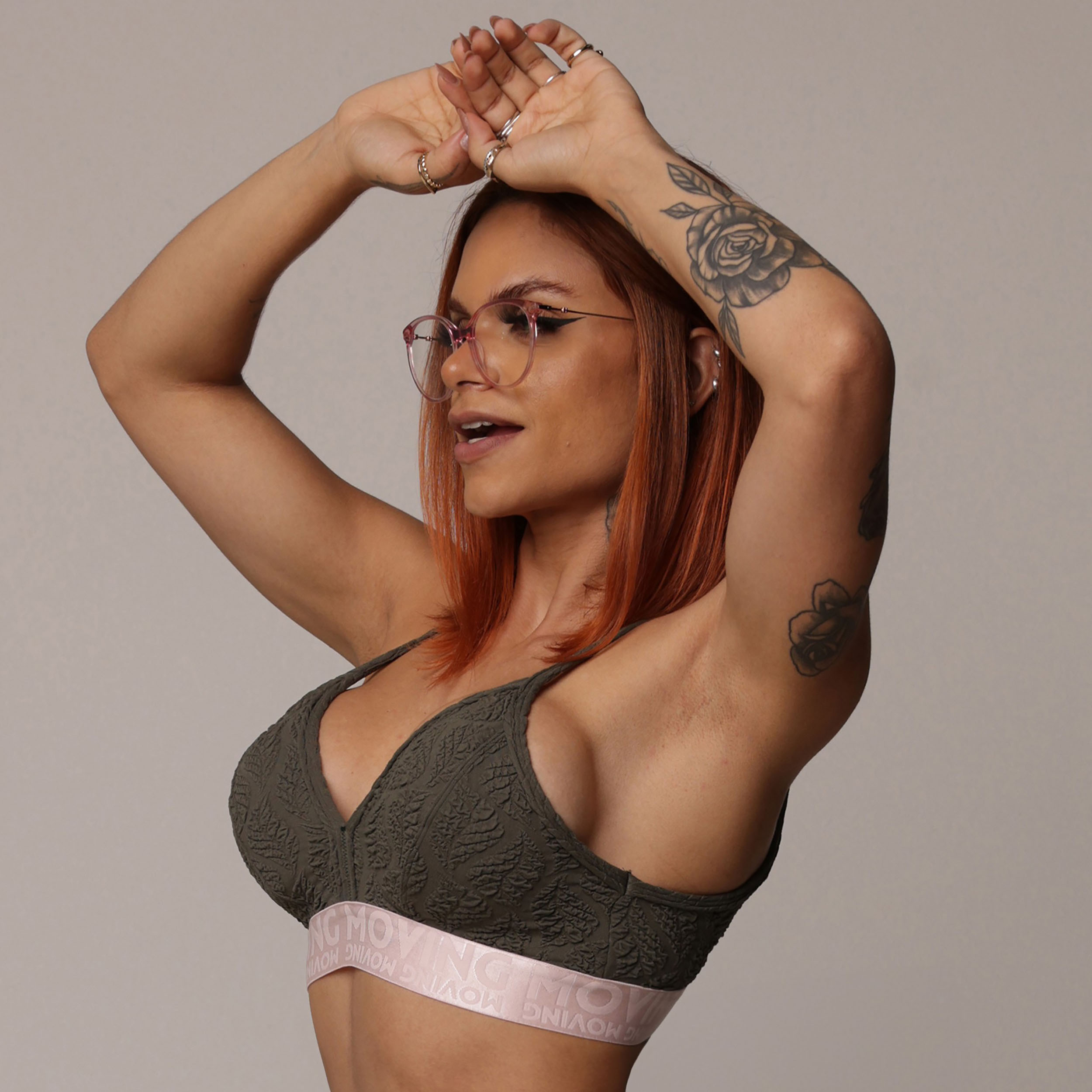 TOP MILANO JACQUARD BIO VERDE MILITAR - Imagem 4