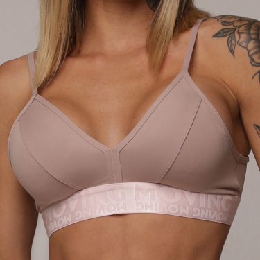 TOP MILANO NUDE COM ELÁSTICO ROSA BLUSH