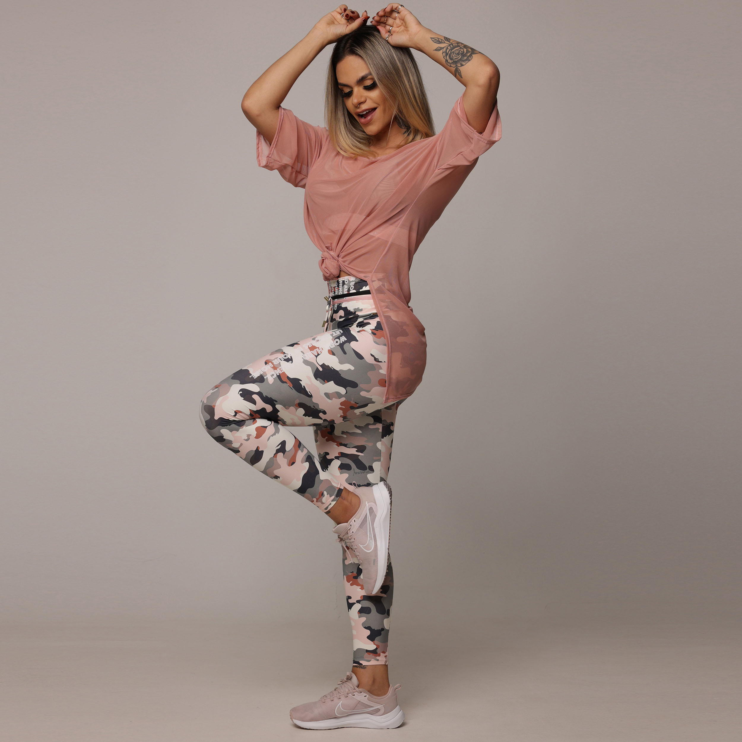 CHEMISE DE TULE ROSÊ - Imagem 3