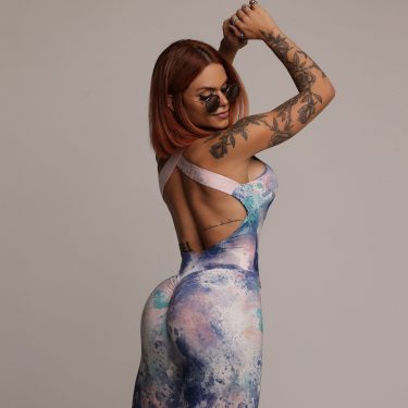 MACACÃO FANTASY EMPINA BUMBUM WATERCOLOR EXCLUSIVO