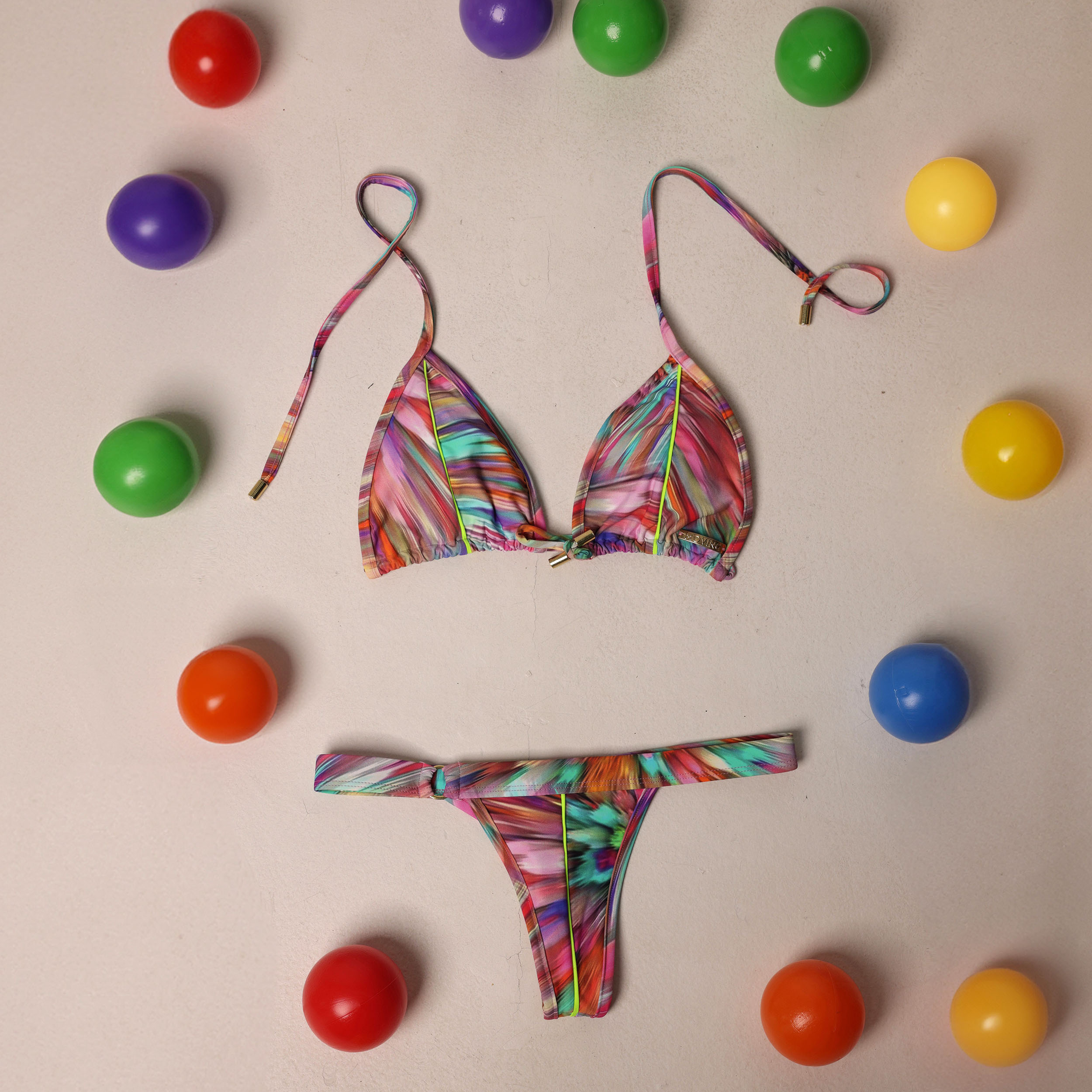 BIQUÍNI CORTININHA COLORS RAIN EXCLUSIVO - Imagem 7