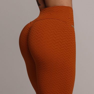 LEGGING EMPINA BUMBUM JACQUARD ARROW TERRACOTA