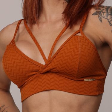 TOP TORONTO JACQUARD ARROW TERRACOTA