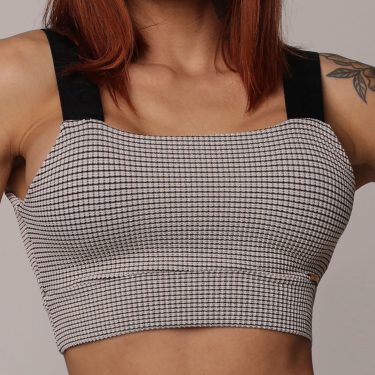 TOP FAIXA JACQUARD CONFORT TWEED