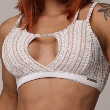 TOP FLORENÇA JACQUARD CROCHET CAPPUCCINO