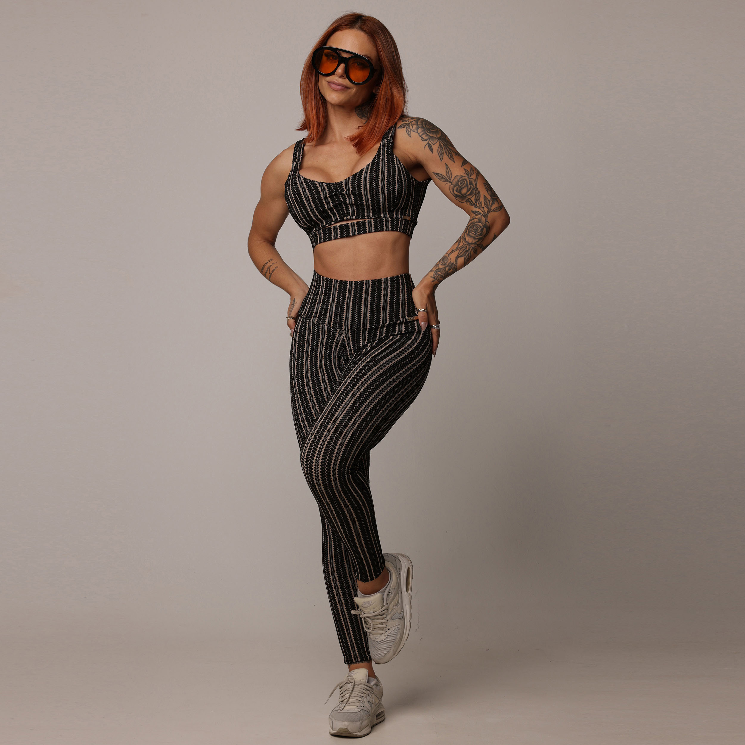 TOP GEORGIA JACQUARD CROCHET COFFEE - Imagem 5