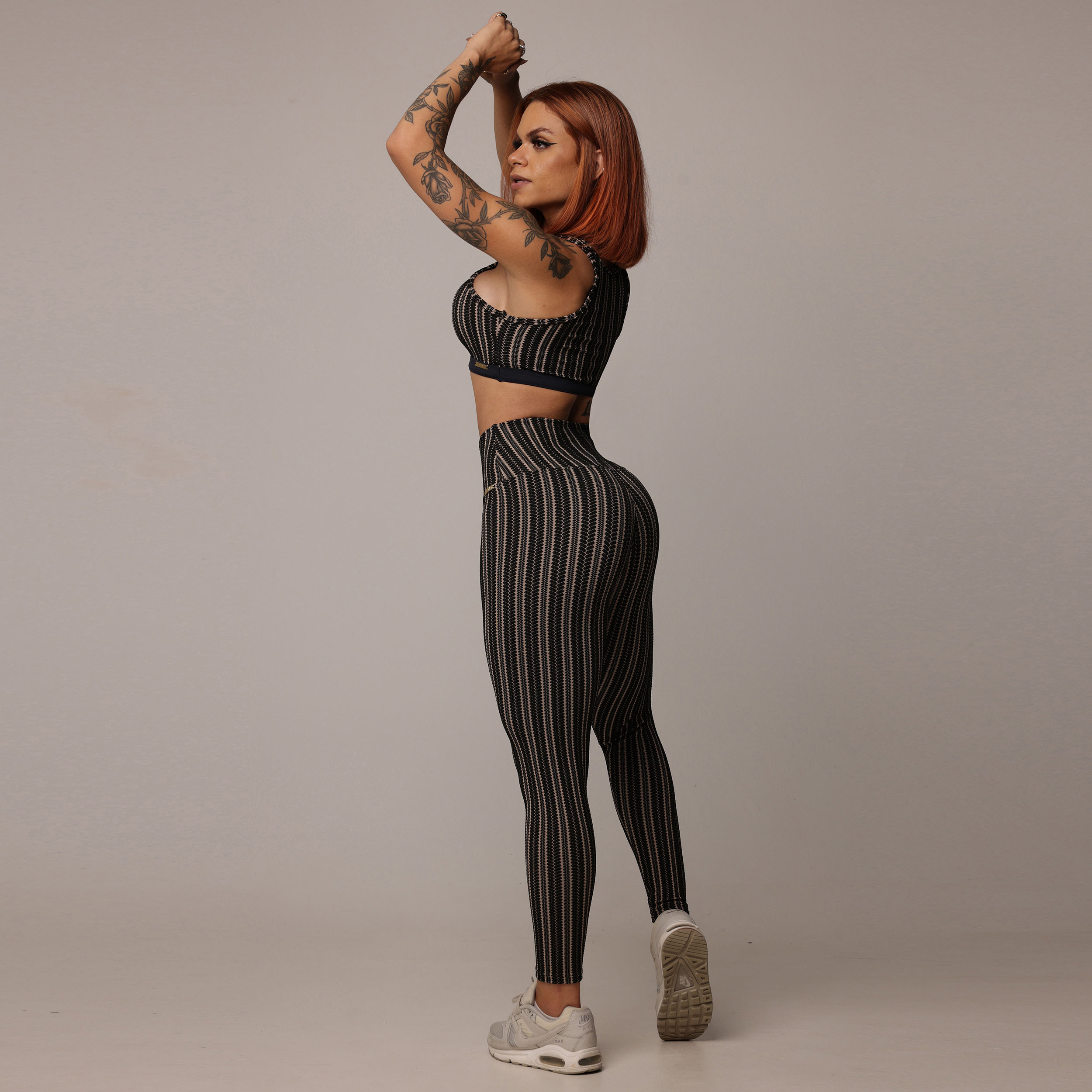 TOP TORINO JACQUARD CROCHET COFFEE - Imagem 5