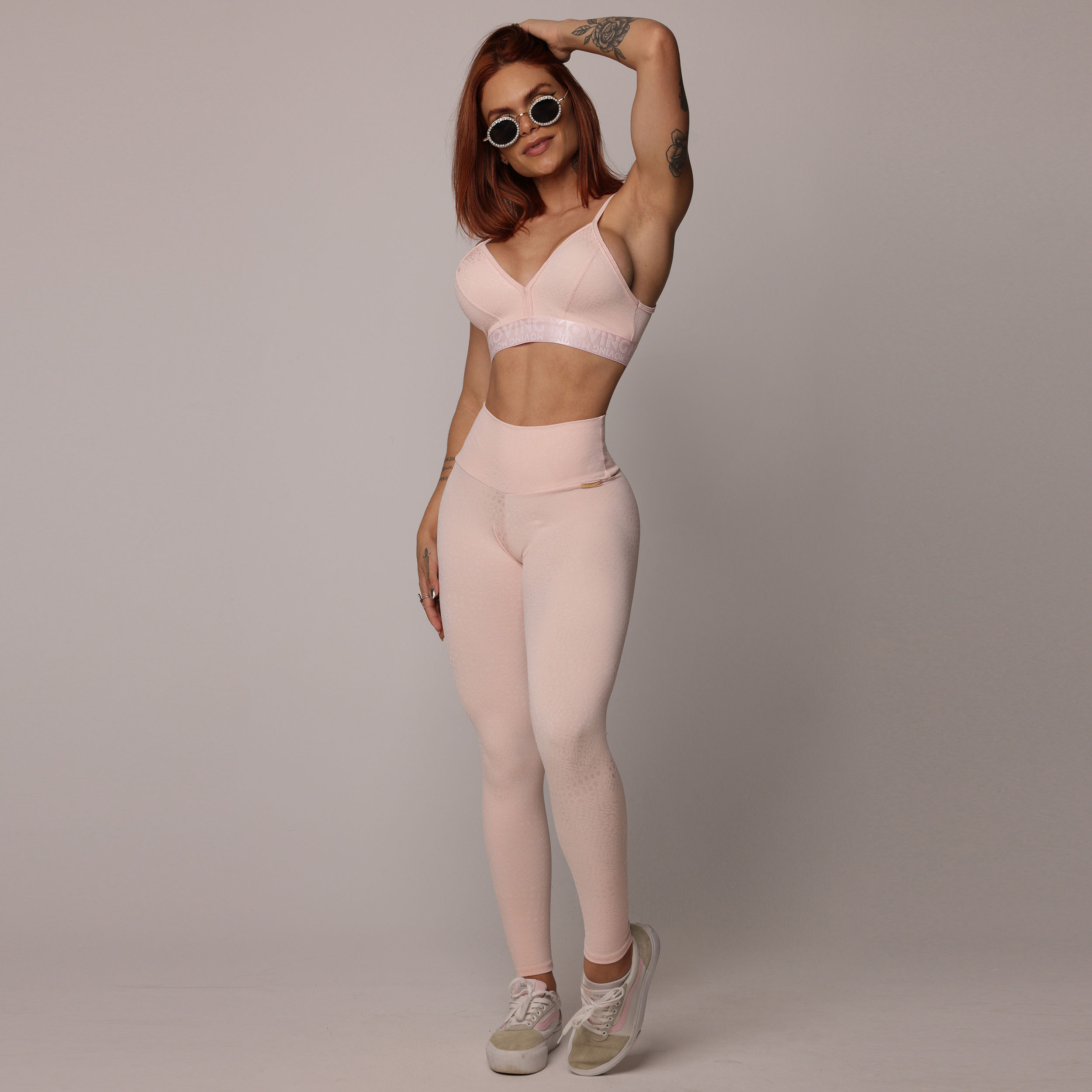 TOP MILANO JACQUARD SNAKE BLUSH - Imagem 5