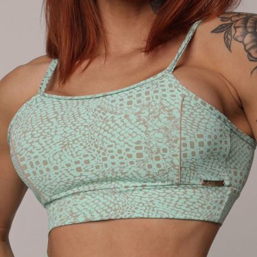TOP HOPE JACQUARD SNAKE MENTA