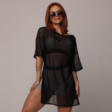 CHEMISE DE TULE DELINEADO