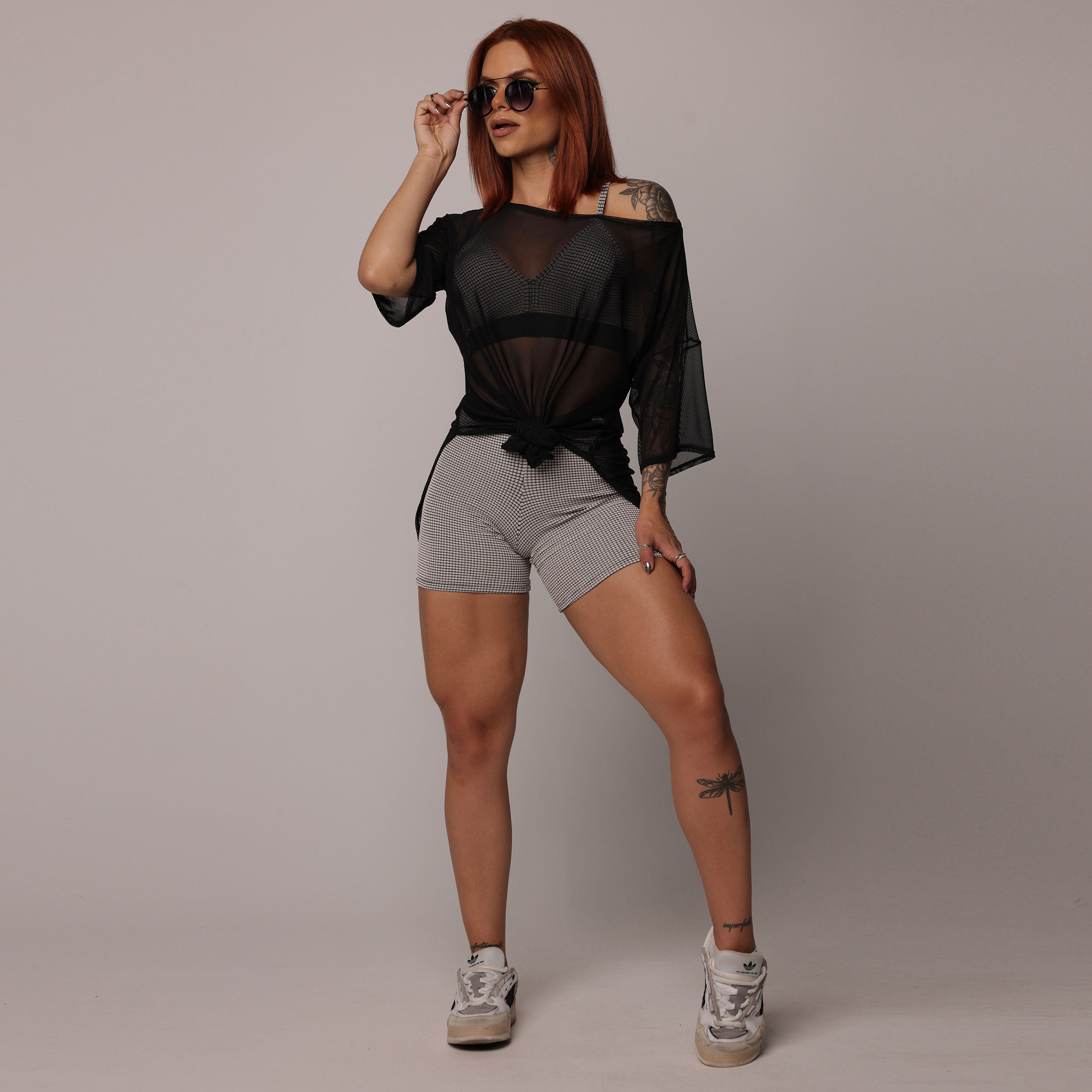 CHEMISE DE TULE DELINEADO - Imagem 3