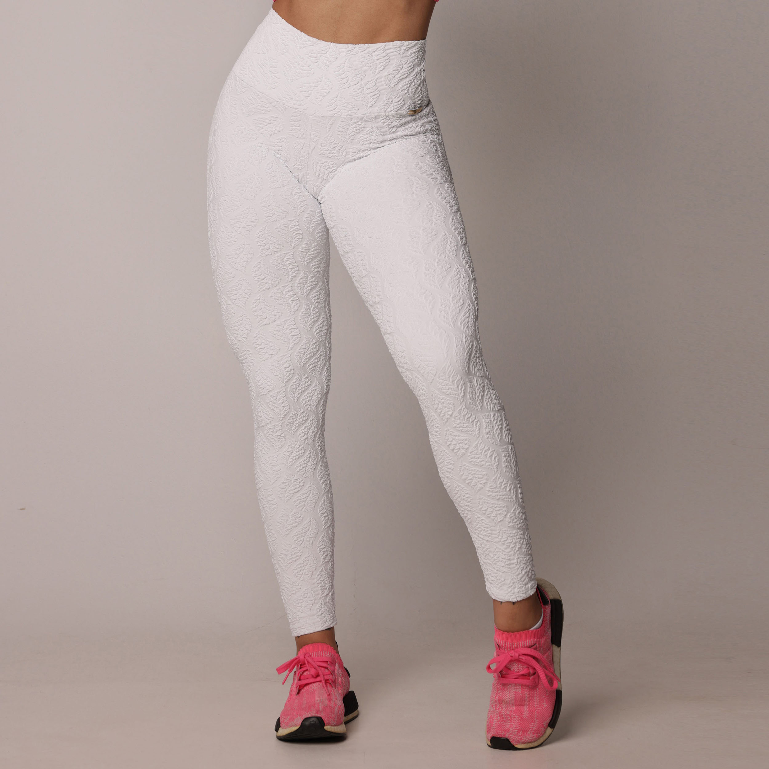 LEGGING EMPINA BUMBUM JACQUARD BIO BRANCO - Imagem 5