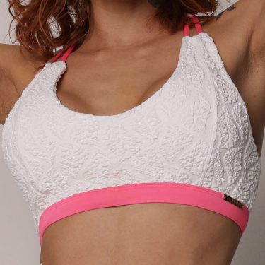 TOP QUEBEC JACQUARD BIO BRANCO