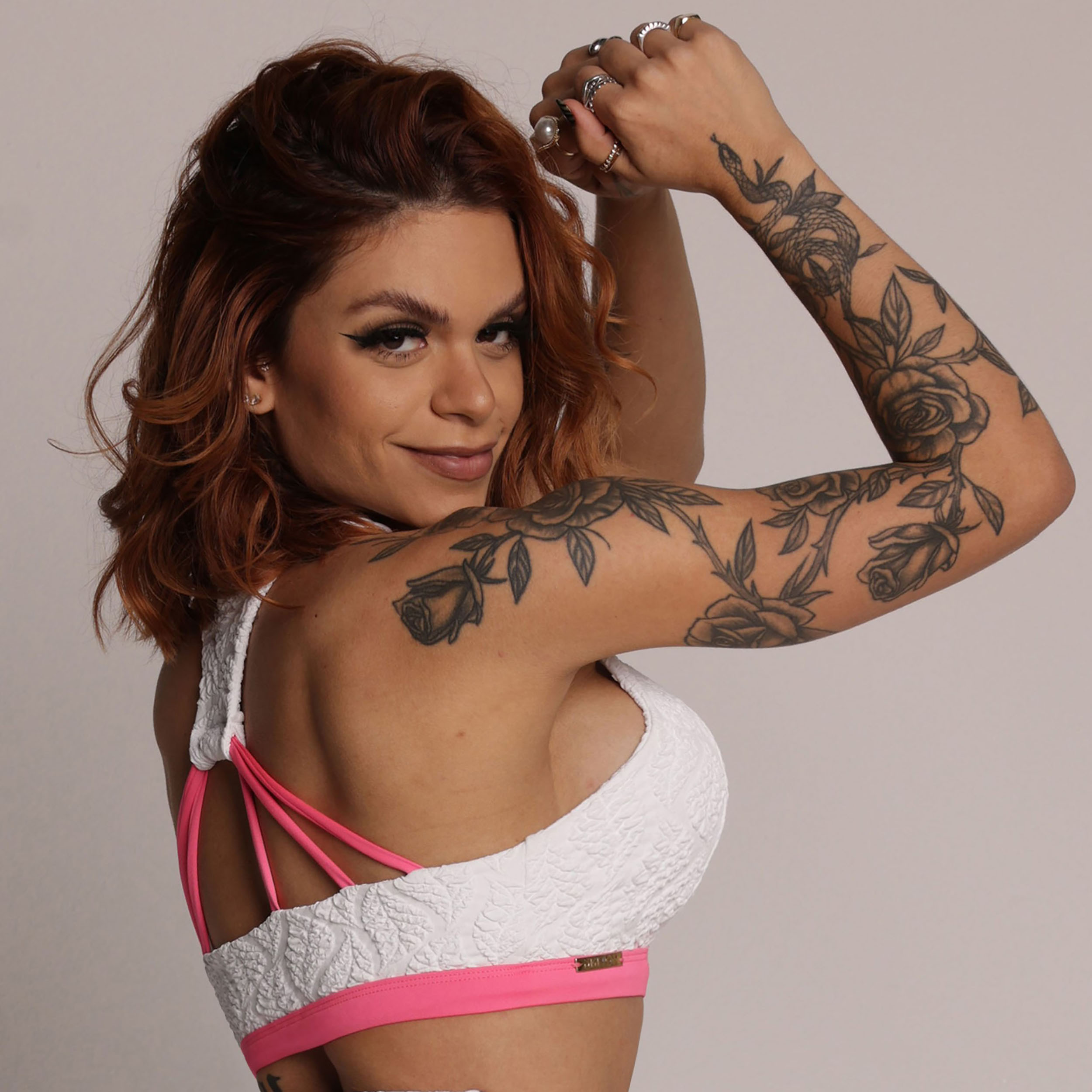 TOP QUEBEC JACQUARD BIO BRANCO - Imagem 4