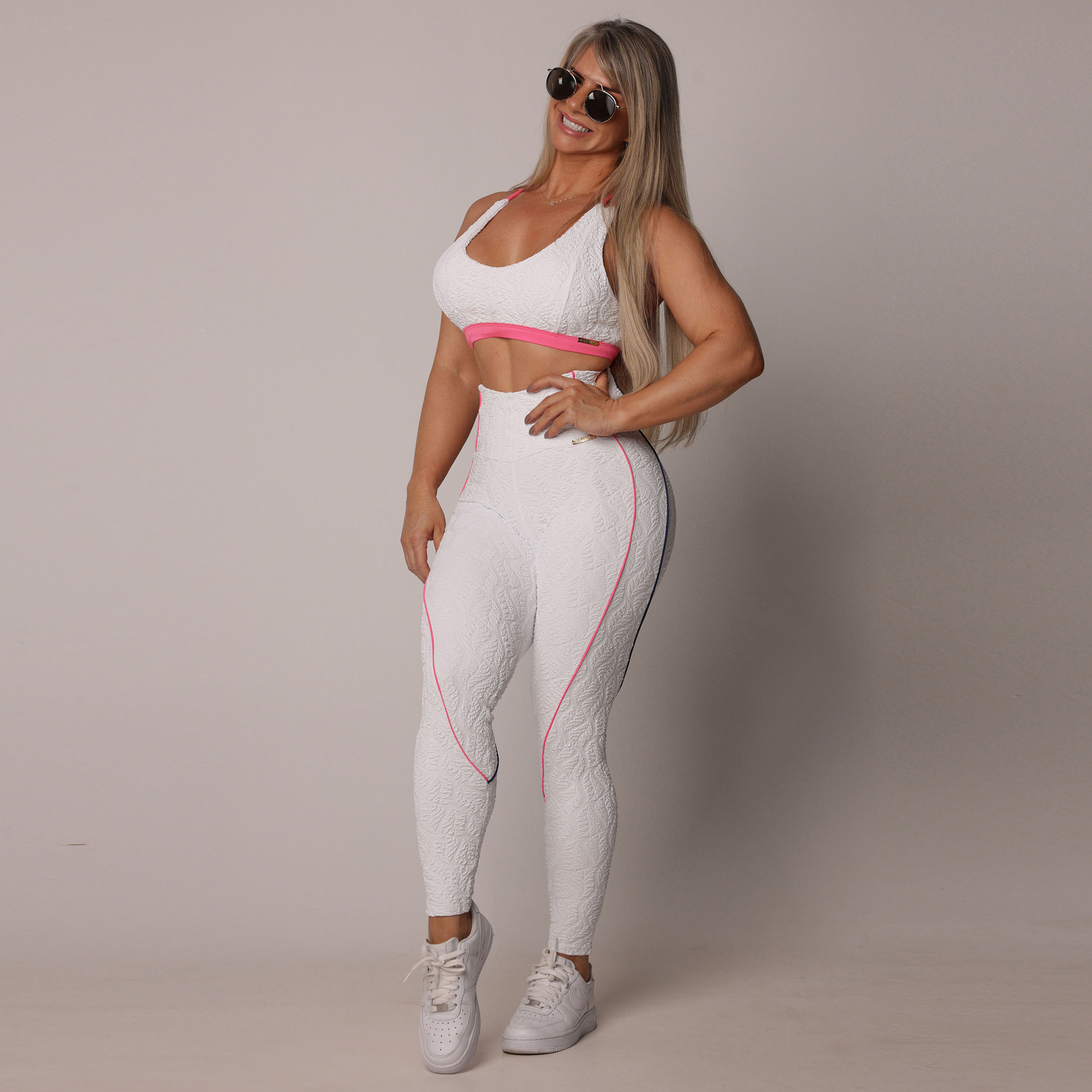 TOP QUEBEC JACQUARD BIO BRANCO - Imagem 5