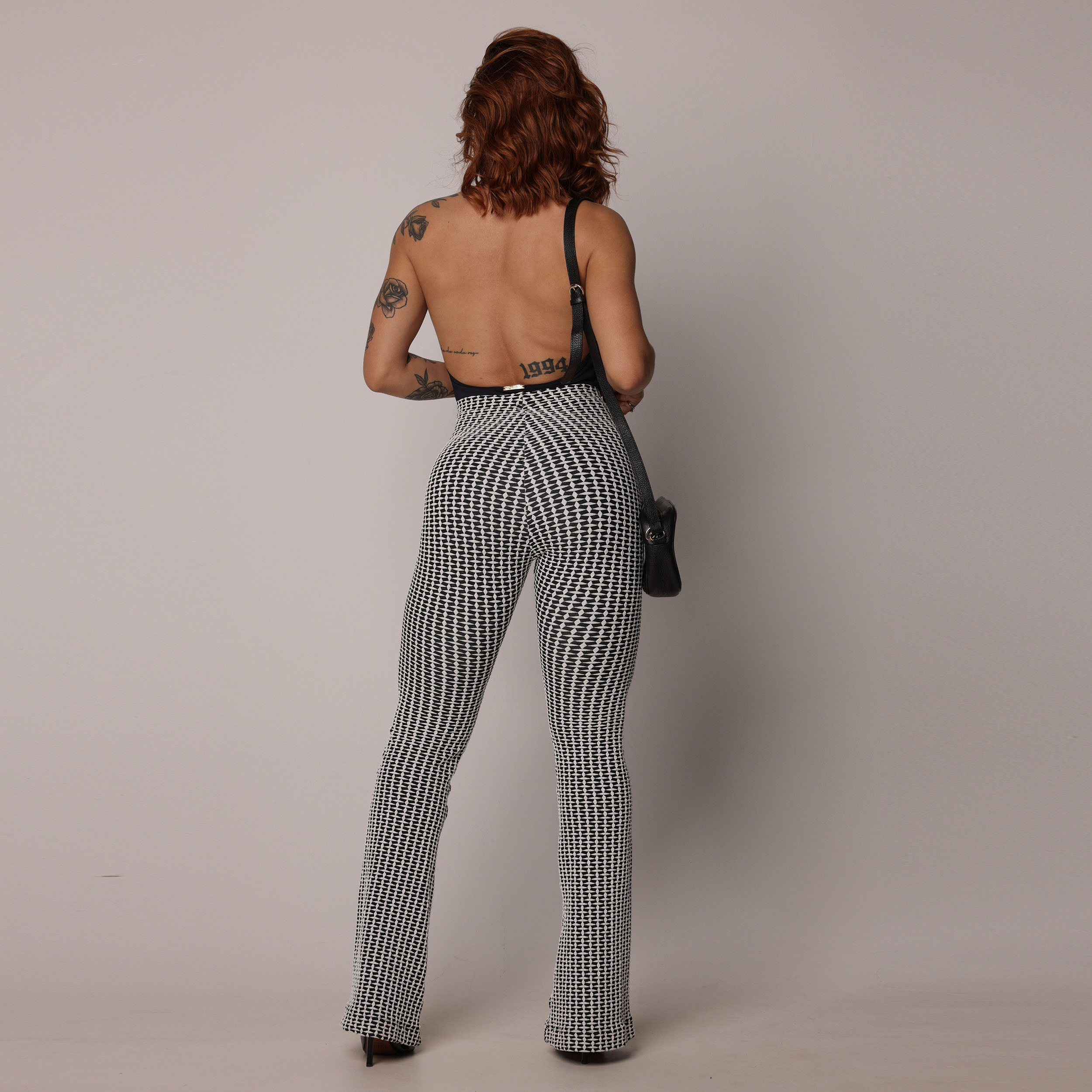 CALÇA FLARE JACQUARD LUXE - Imagem 8