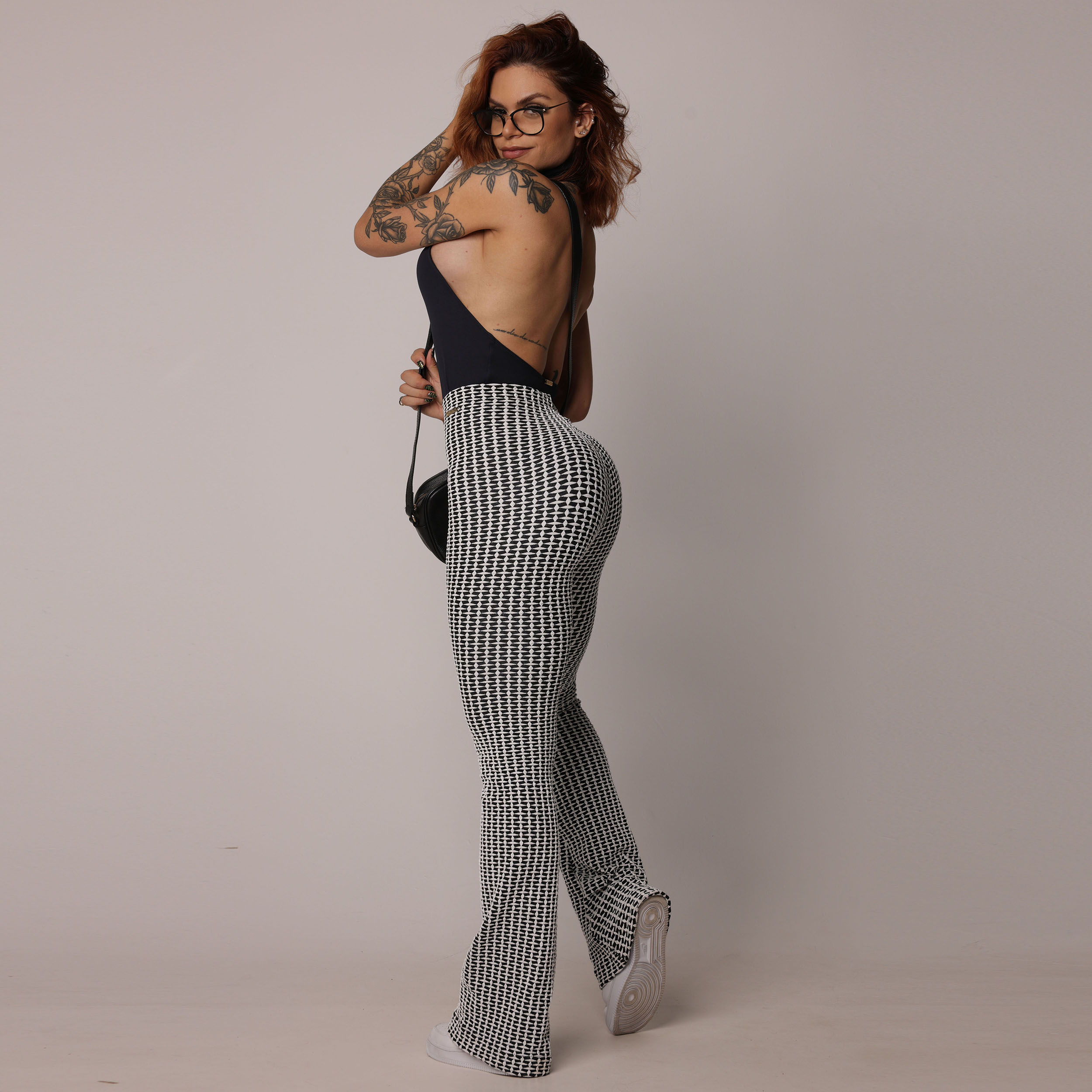 CALÇA FLARE JACQUARD LUXE - Imagem 10