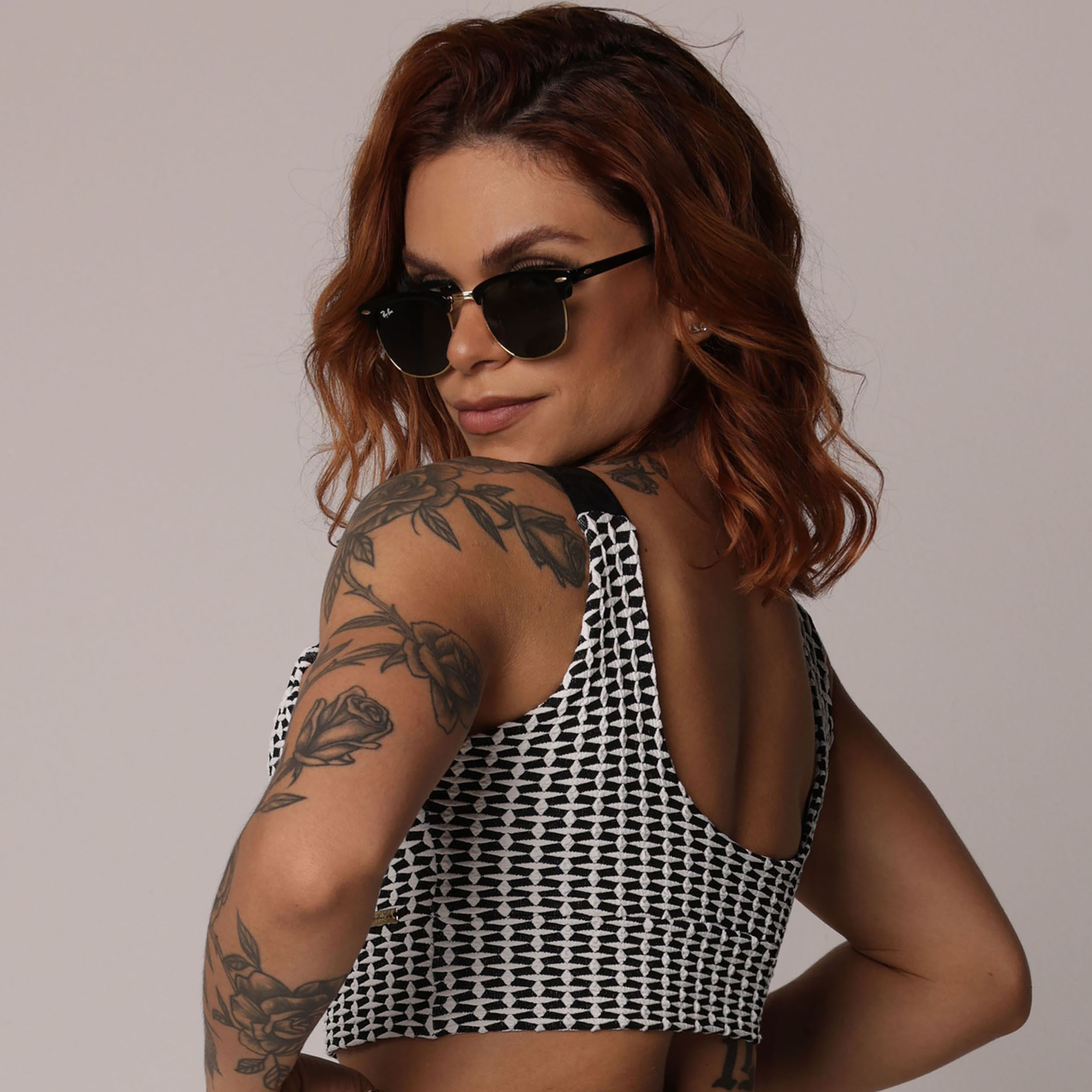 TOP FAIXA COM ELÁSTICO JACQUARD LUXE - Imagem 4