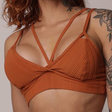 TOP TORONTO JACQUARD LUXOR LISTRAS TERRACOTA