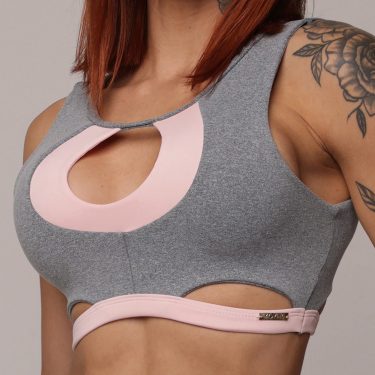 TOP GÊNOVA MESCLA COM ROSA BLUSH