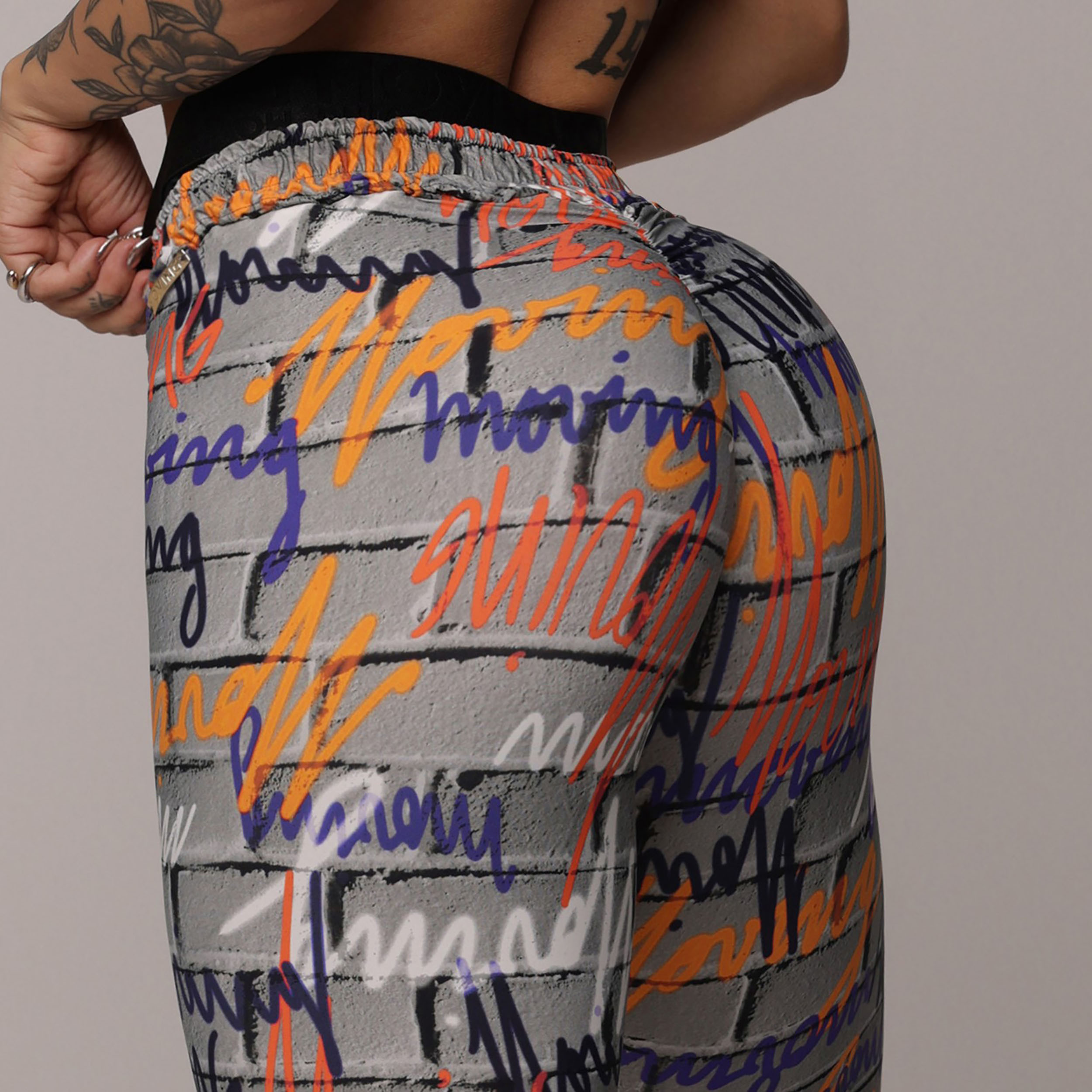 LEGGING BOXER EMPINA BUMBUM URBANA CORAL EXCLUSIVA - Imagem 3