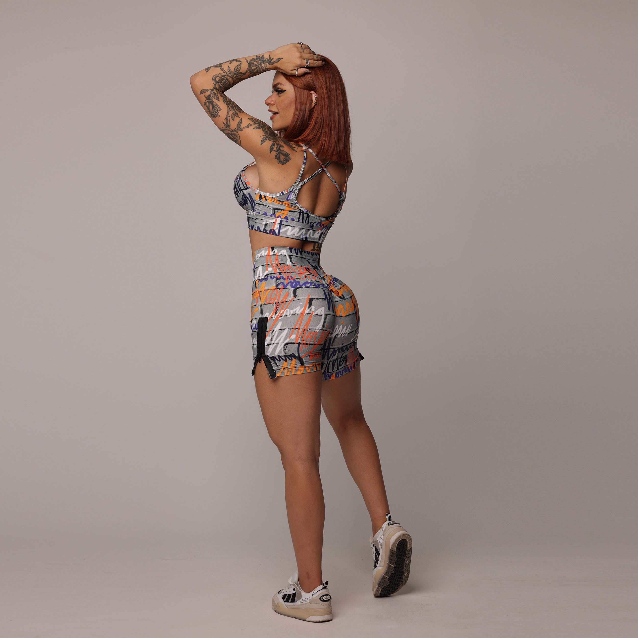 SHORT HYPE EMPINA BUMBUM URBANA CORAL EXCLUSIVO - Imagem 9