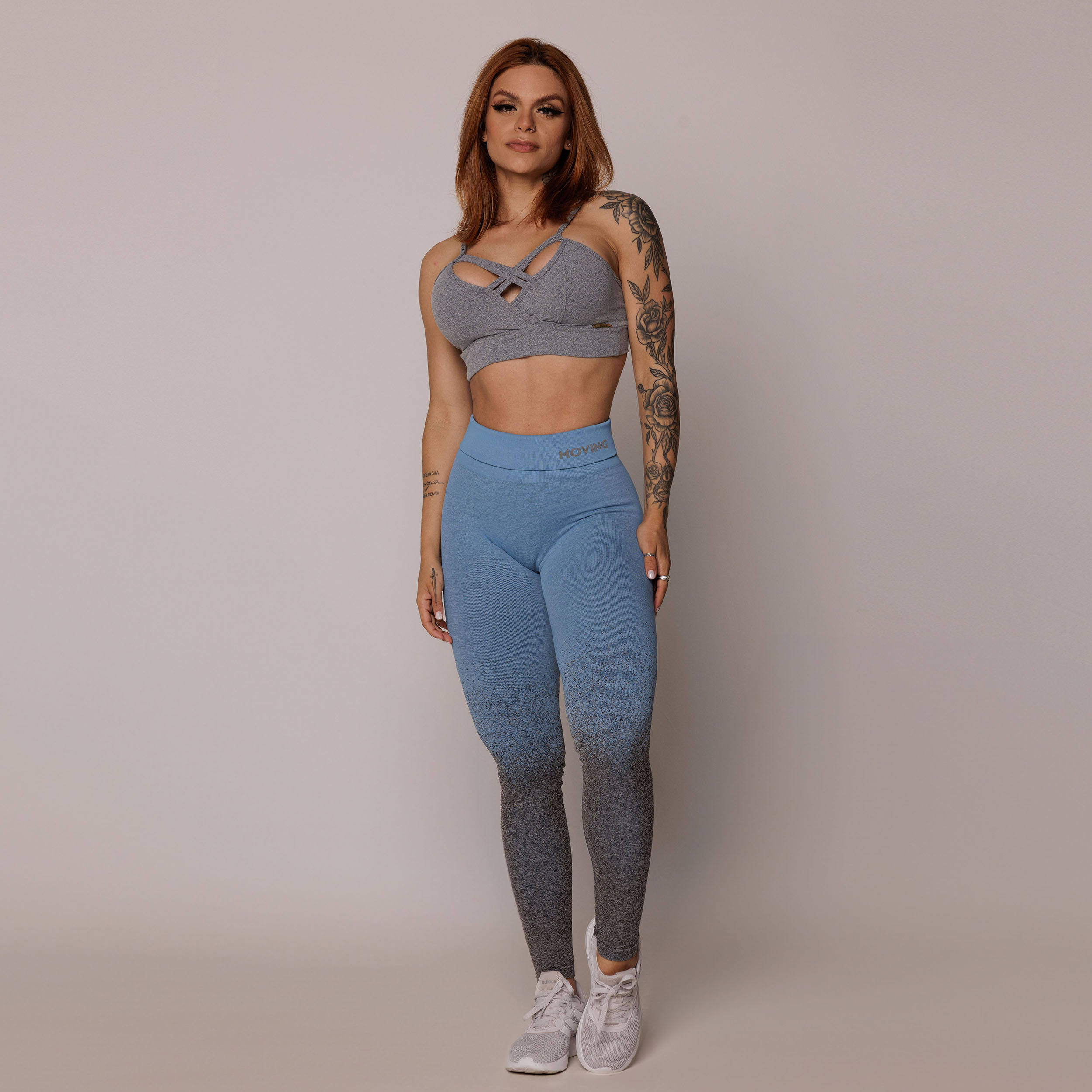 LEGGING SEAMLESS GRAVIDADE ZERO EMANA DEGRADÊ AZUL - Imagem 8