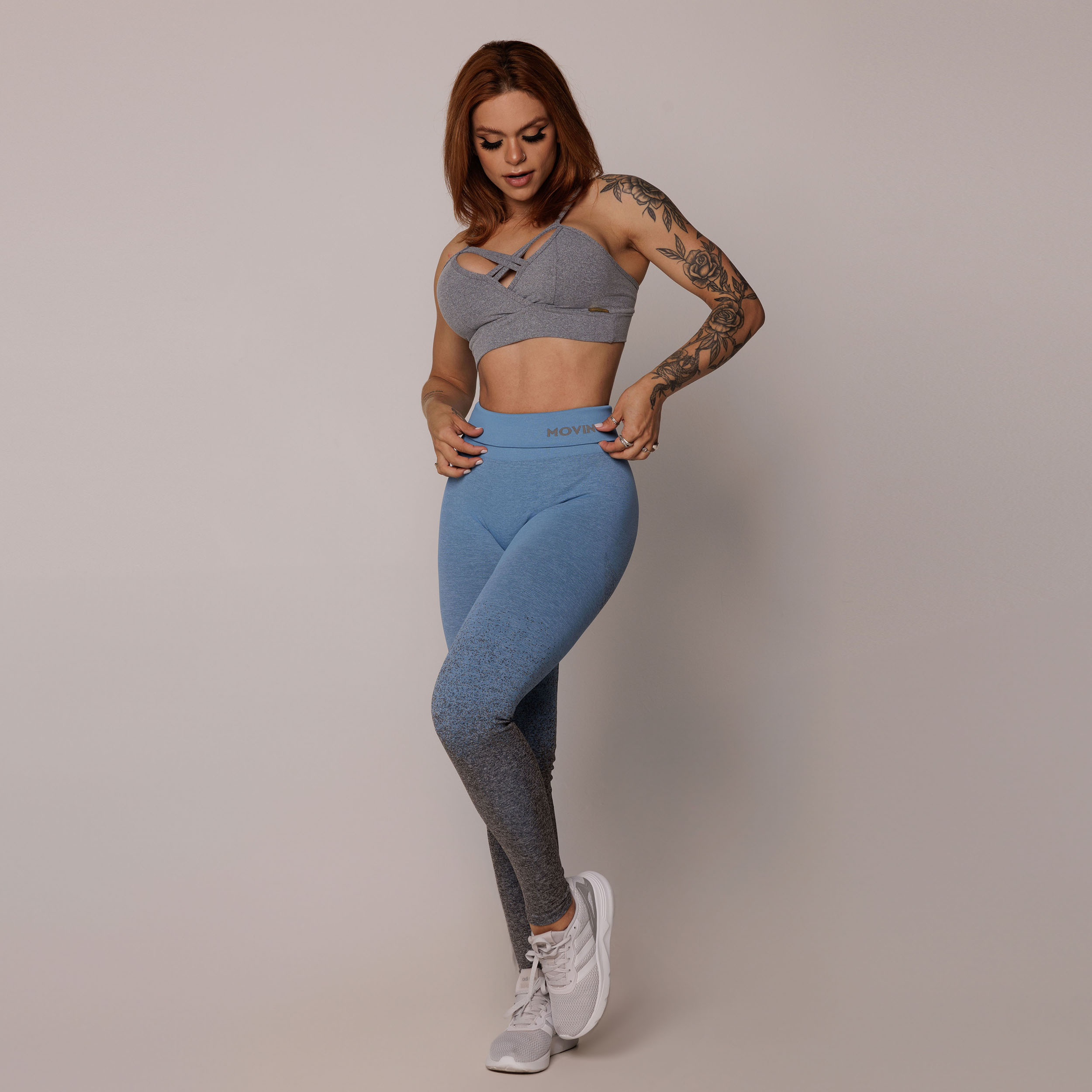 LEGGING SEAMLESS GRAVIDADE ZERO EMANA DEGRADÊ AZUL - Imagem 10