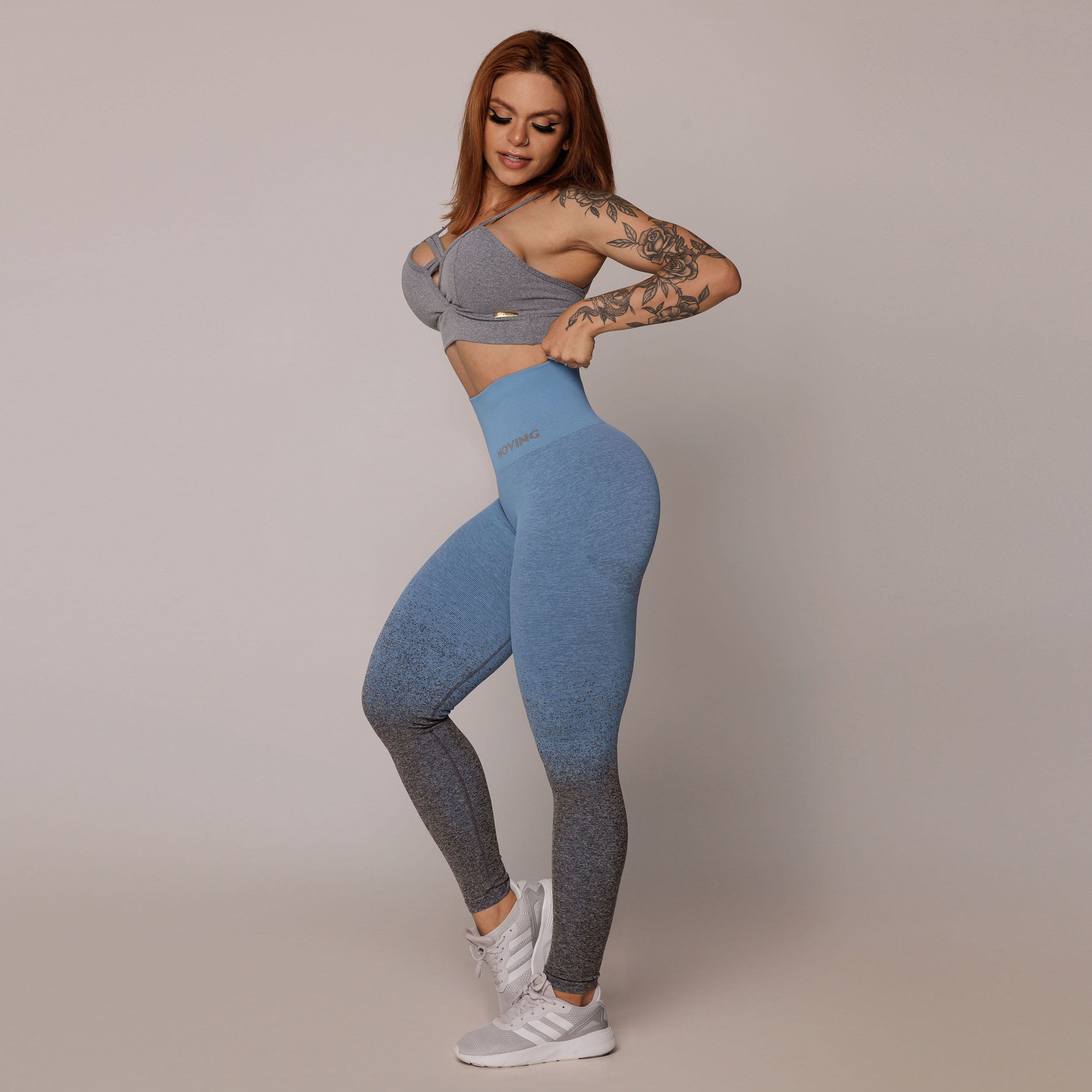 LEGGING SEAMLESS GRAVIDADE ZERO EMANA DEGRADÊ AZUL - Imagem 11