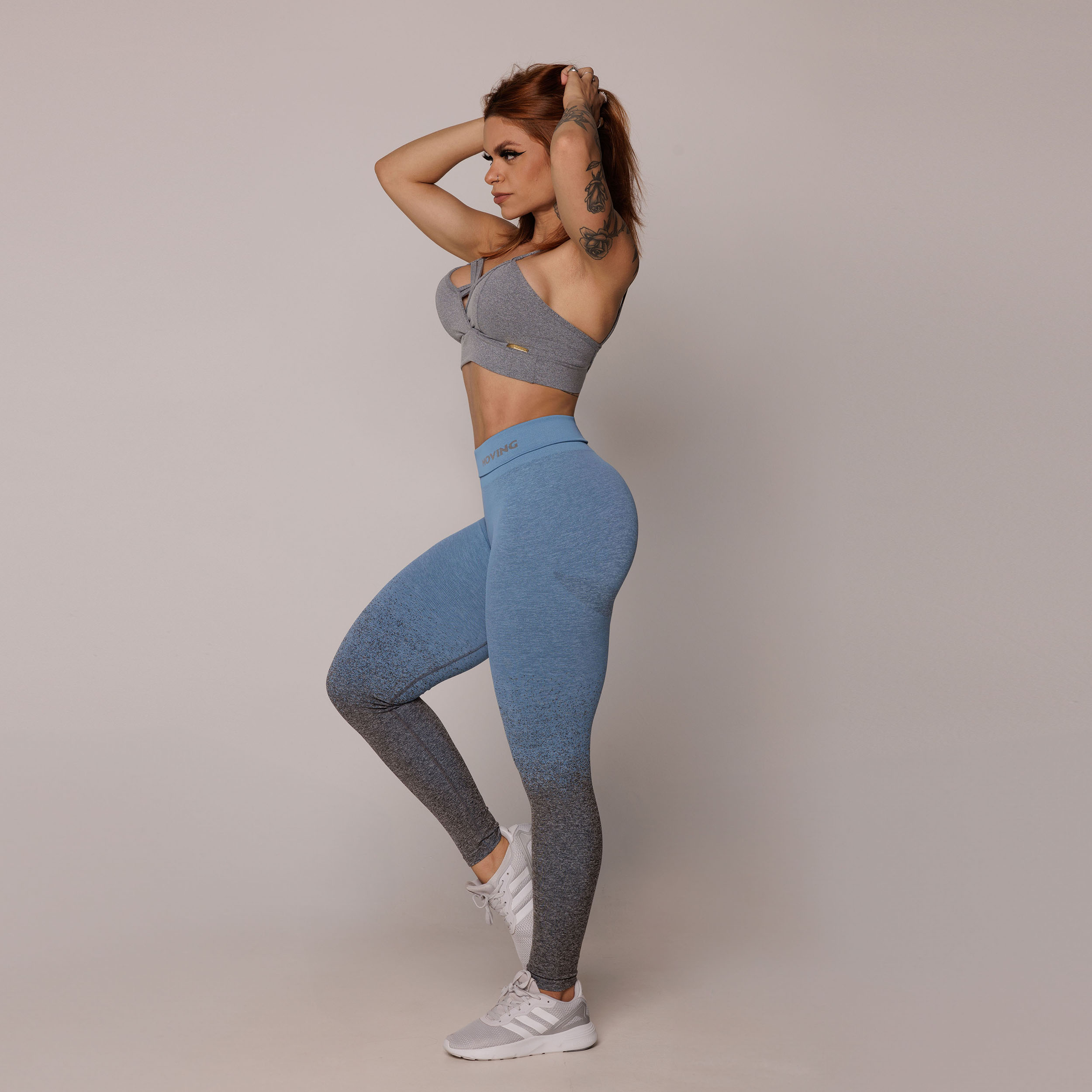 LEGGING SEAMLESS GRAVIDADE ZERO EMANA DEGRADÊ AZUL - Imagem 12