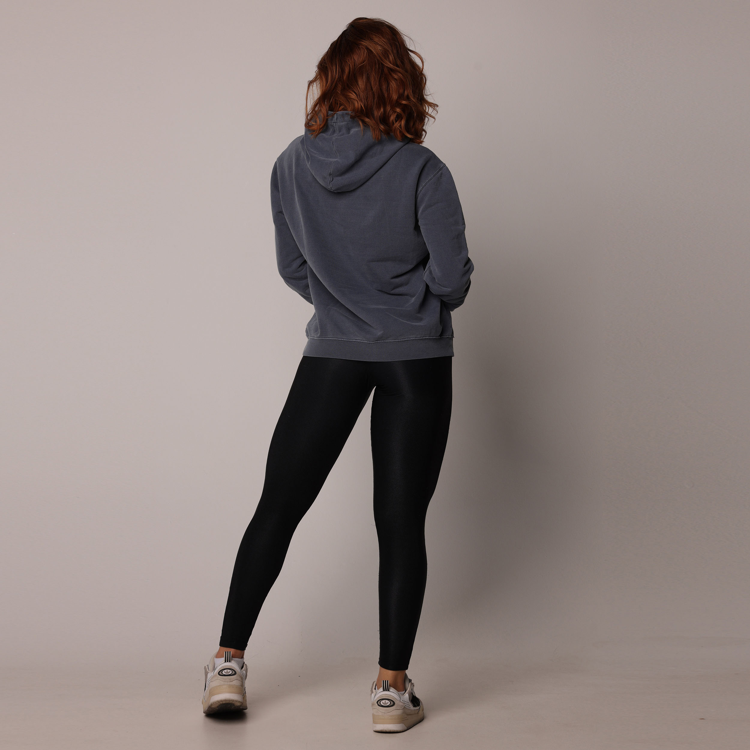 CASACO MOLETOM ESTONADO AZUL OCEANO CAPUZ - Imagem 6