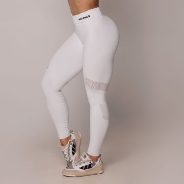 LEGGING SEAMLESS GRAVIDADE ZERO EMANA BRANCA