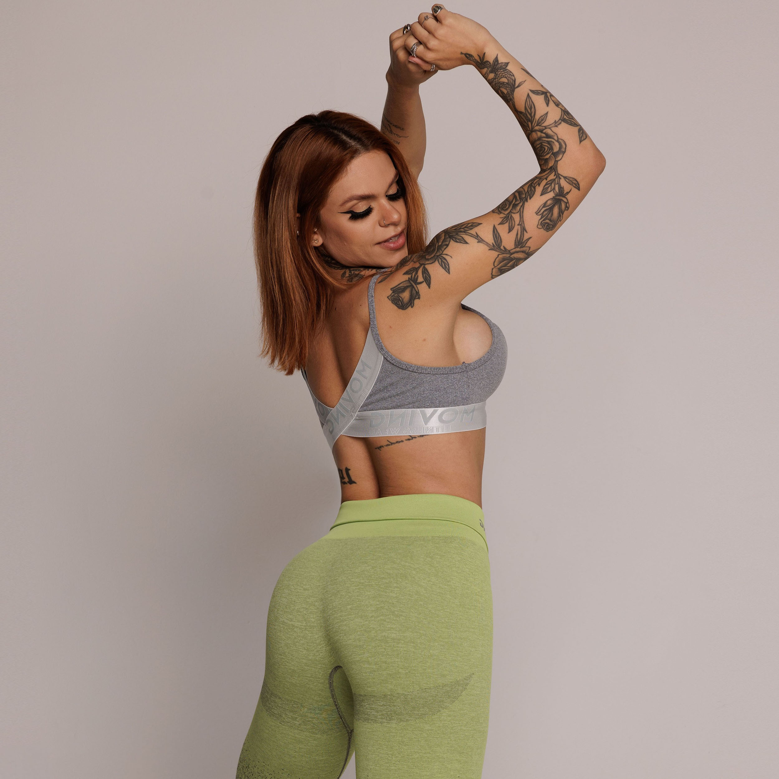 LEGGING SEAMLESS GRAVIDADE ZERO EMANA DEGRADÊ CITRUS - Imagem 5