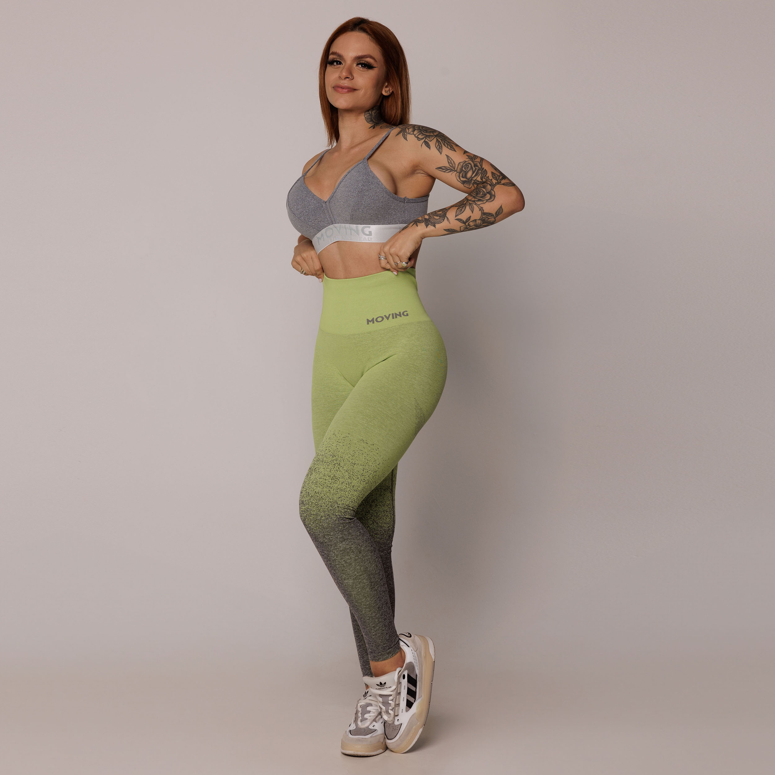 LEGGING SEAMLESS GRAVIDADE ZERO EMANA DEGRADÊ CITRUS - Imagem 6