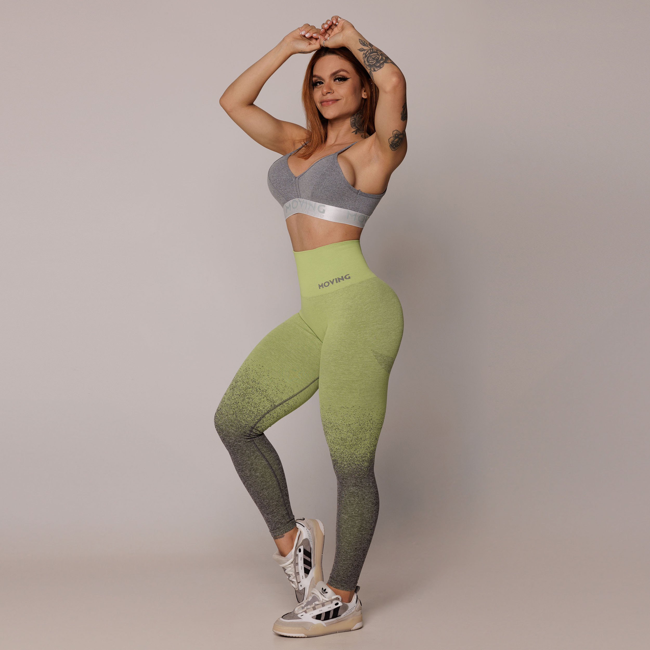 LEGGING SEAMLESS GRAVIDADE ZERO EMANA DEGRADÊ CITRUS - Imagem 8