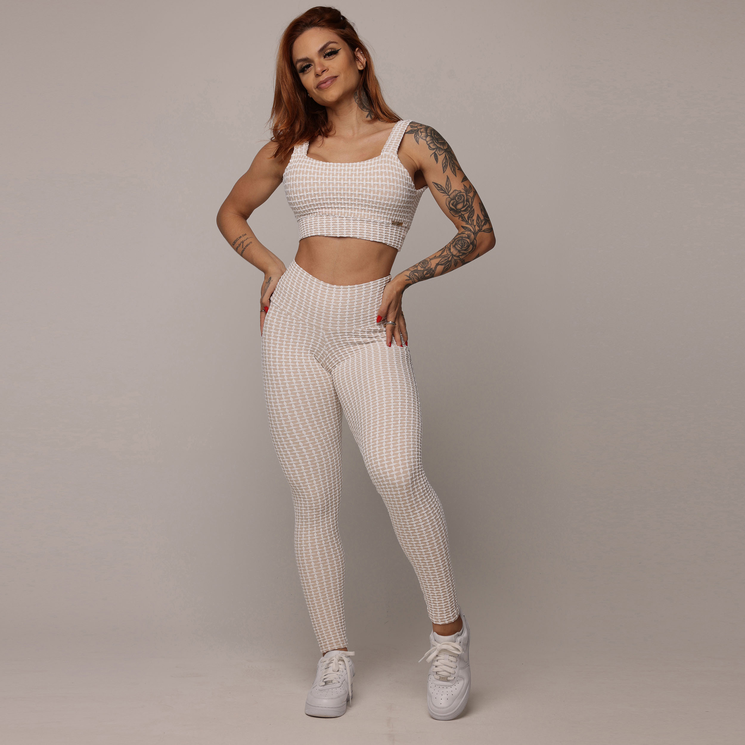 TOP FAIXA JACQUARD LUXE NUDE - Imagem 5