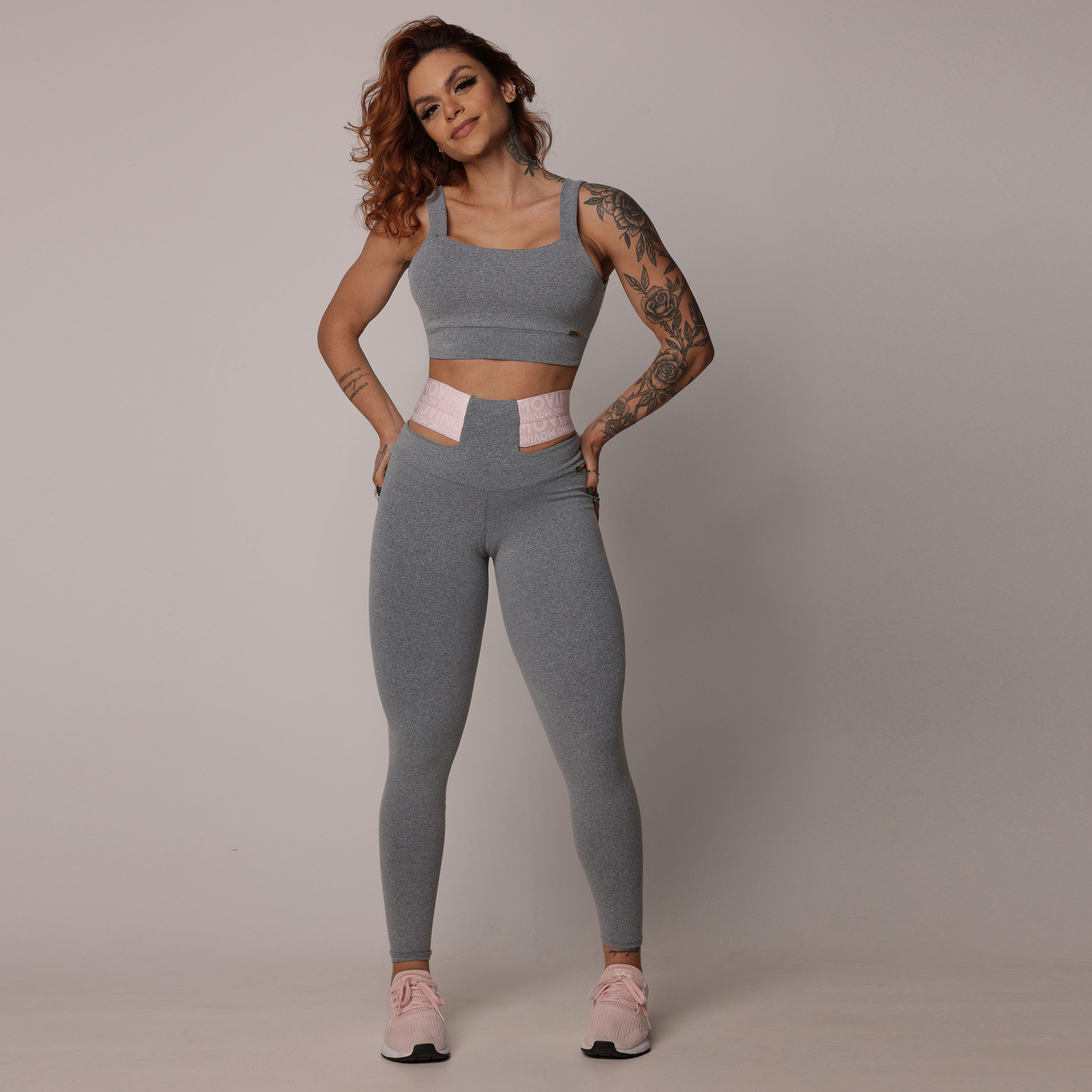 LEGGING ATLANTA EMPINA BUMBUM MESCLA COM BLUSH - Imagem 5