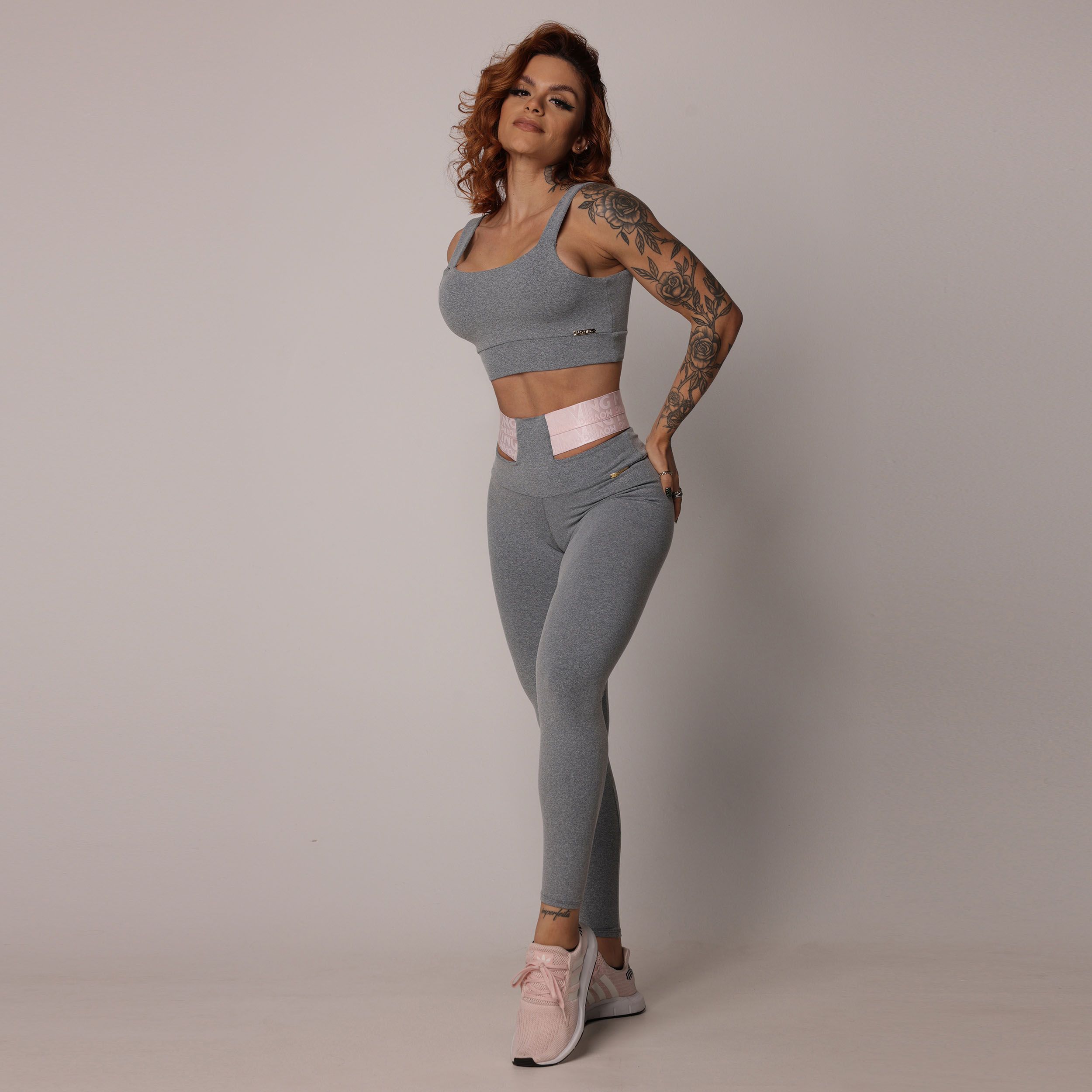 LEGGING ATLANTA EMPINA BUMBUM MESCLA COM BLUSH - Imagem 7