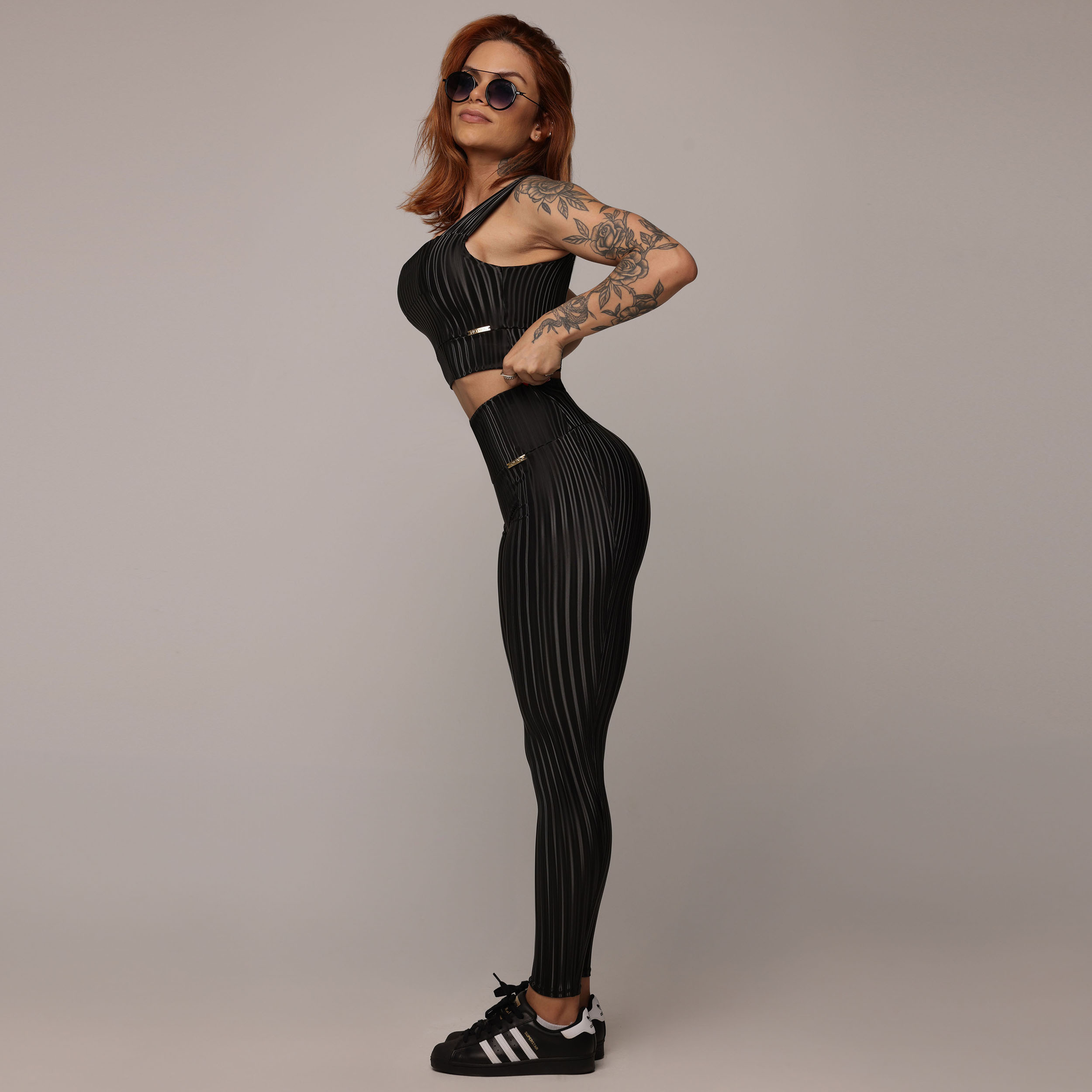 CALÇA MONTARIA COURO SINTÉTICO OMBRA - Imagem 6