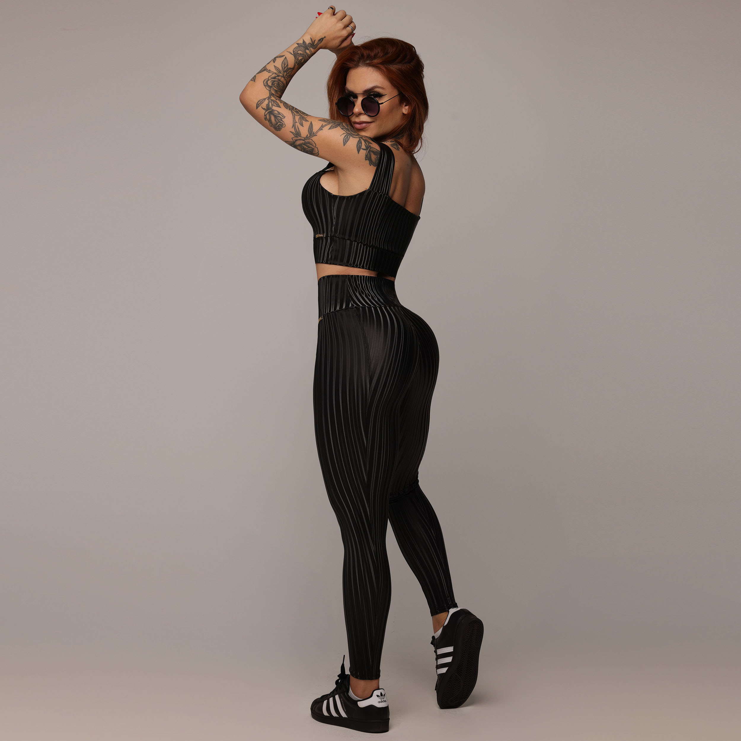 CALÇA MONTARIA COURO SINTÉTICO OMBRA - Imagem 7