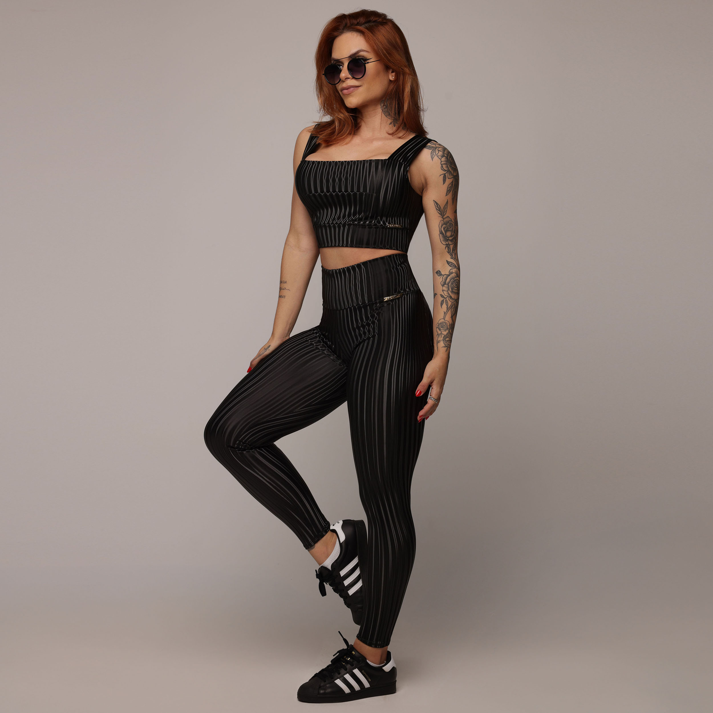 CALÇA MONTARIA COURO SINTÉTICO OMBRA - Imagem 8