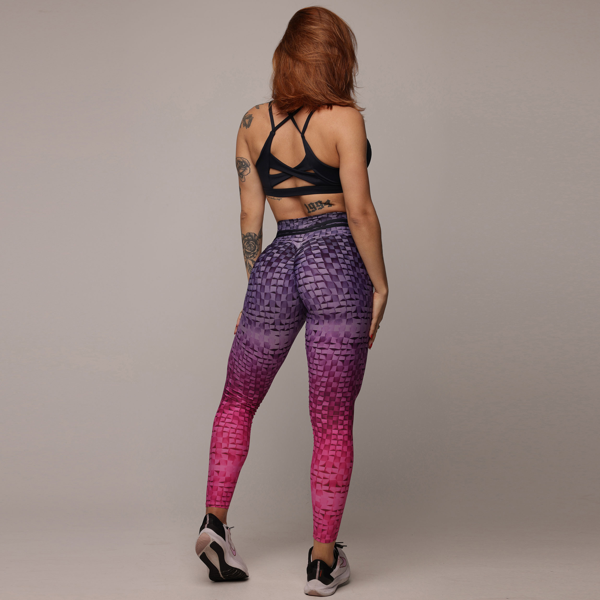LEGGING EMPINA BUMBUM PINK MOSAIC EXCLUSIVA - Imagem 5