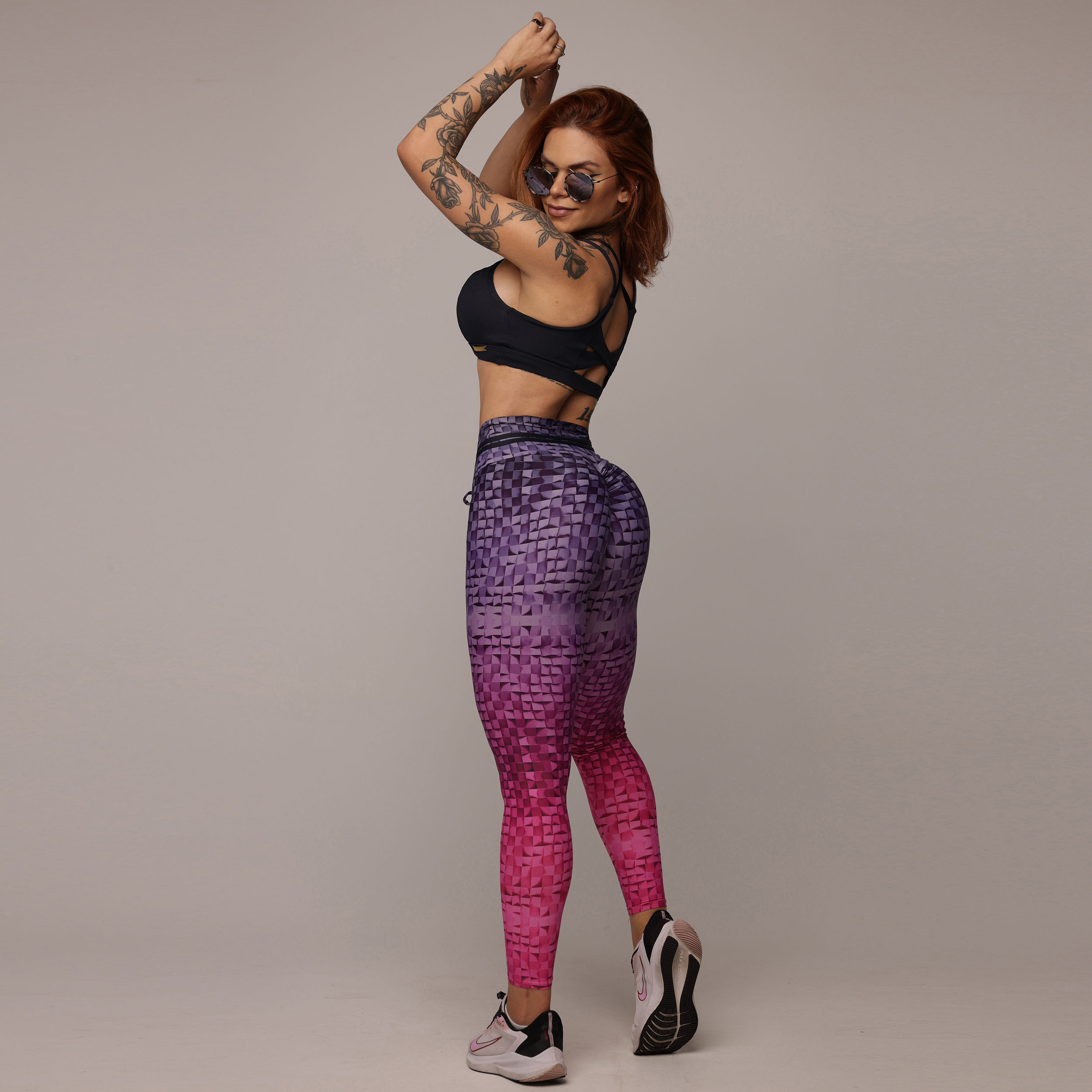 LEGGING EMPINA BUMBUM PINK MOSAIC EXCLUSIVA - Imagem 7