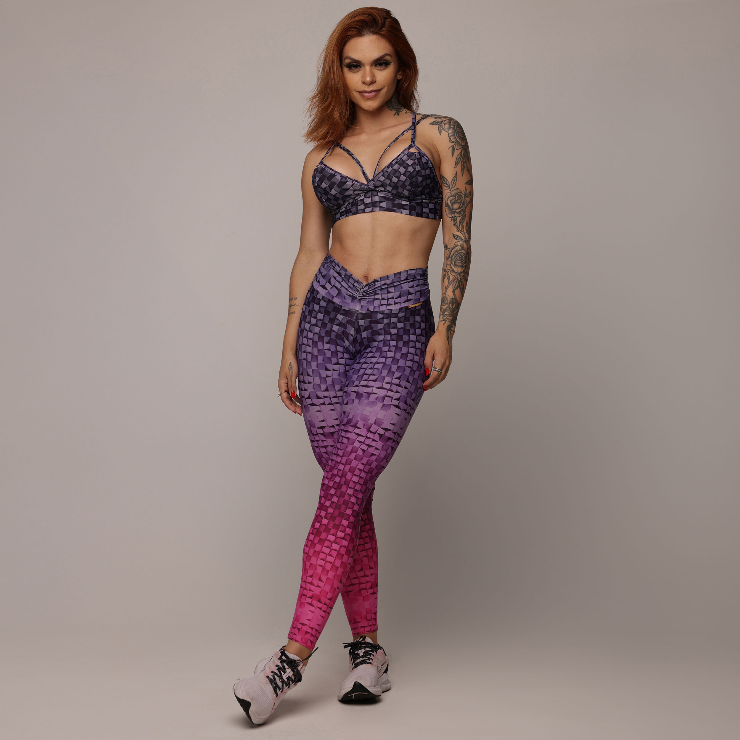 LEGGING ROMANA COMUM PINK MOSAIC EXCLUSIVA - Imagem 5