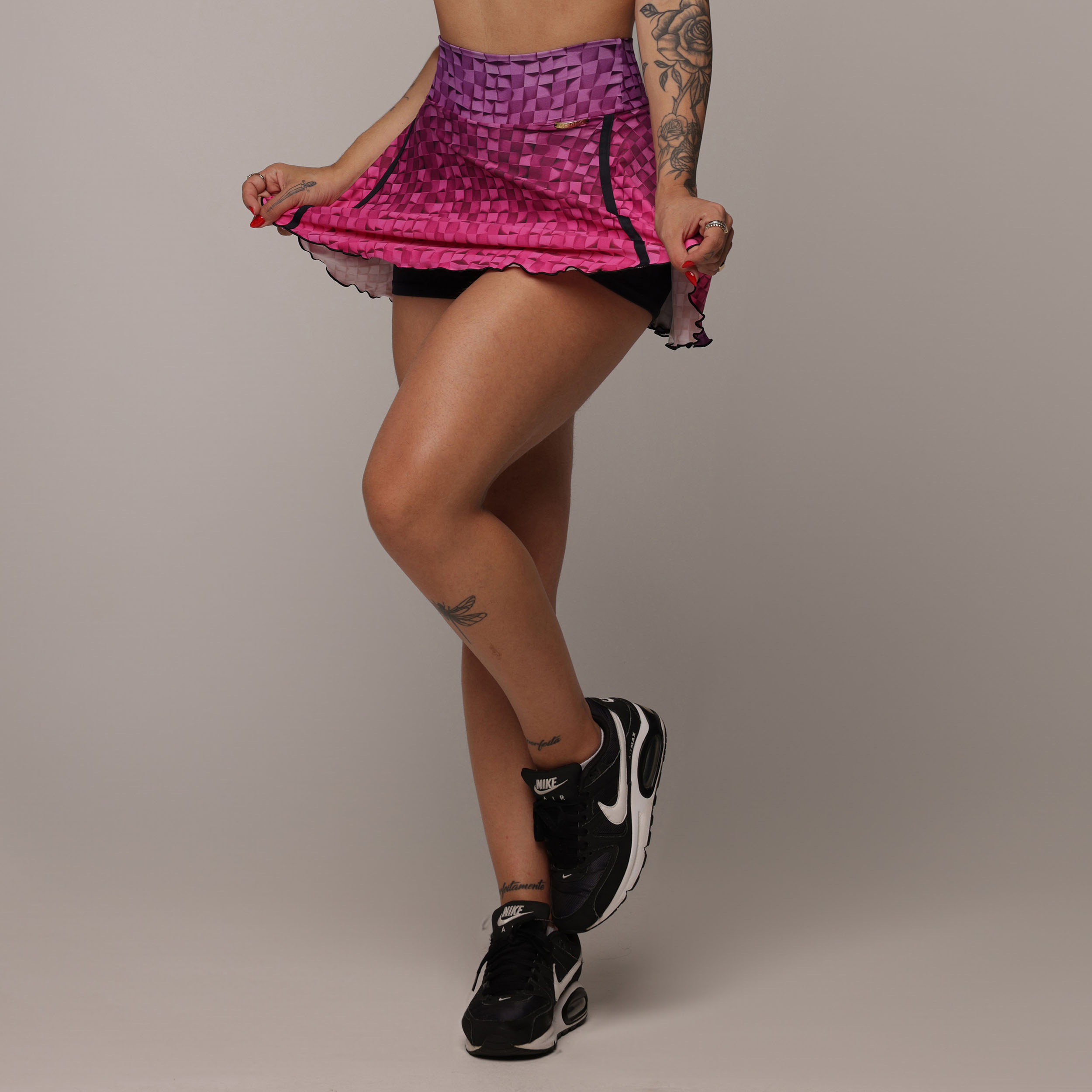 SHORT-SAIA PINK MOSAIC EXCLUSIVO - Imagem 3