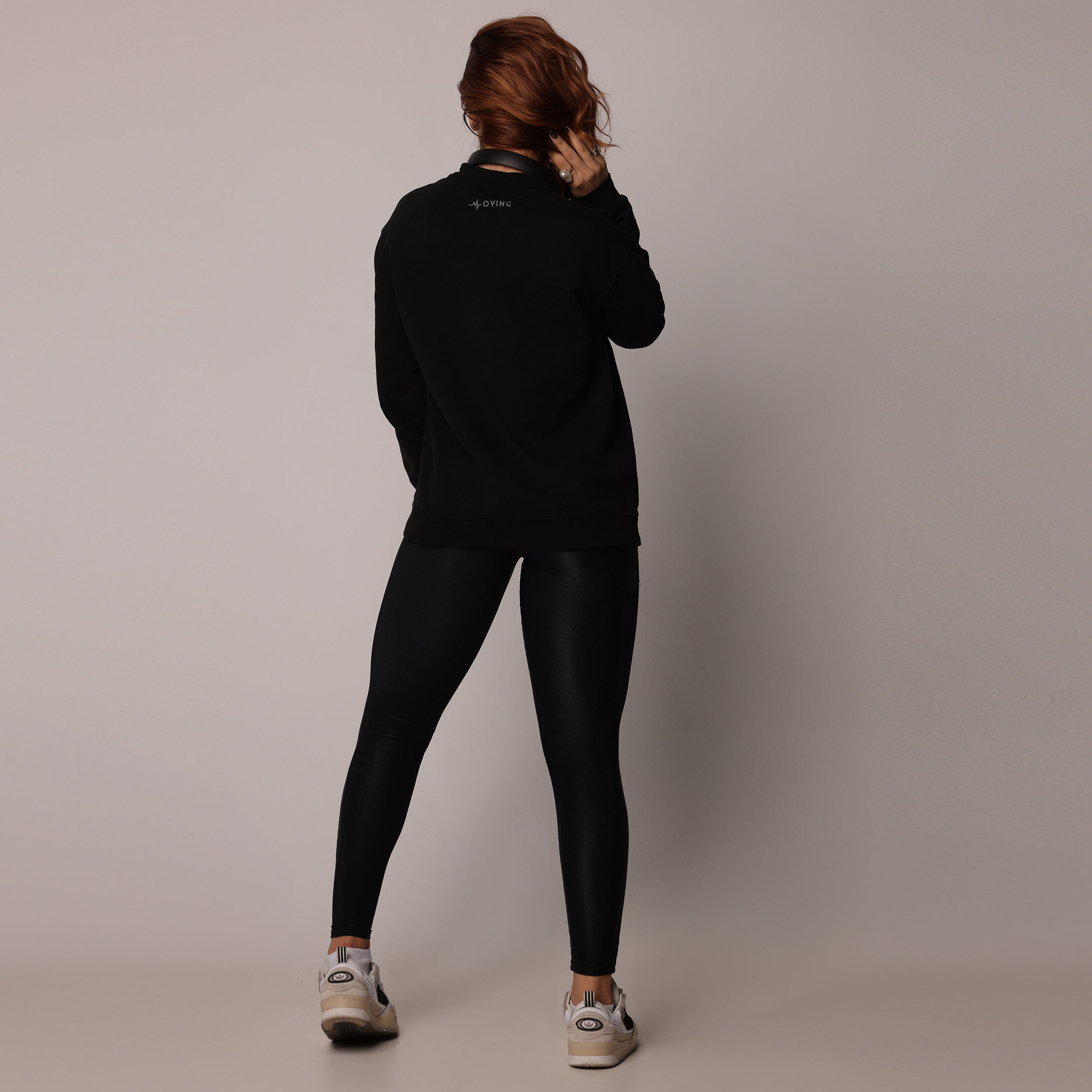 BLUSÃO BASIC DE MOLETOM PREMIUM ESTONADO PRETO - Imagem 8