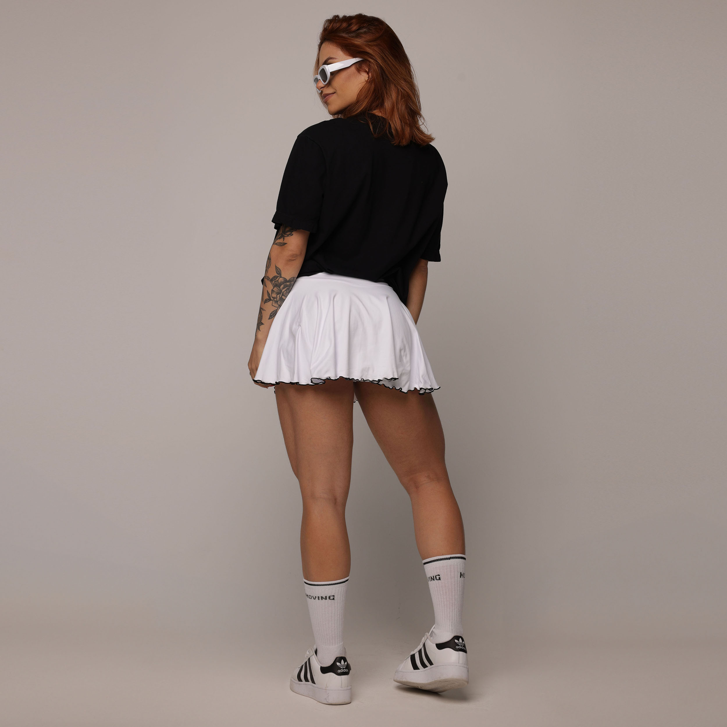 CAMISETA OVERSIZED ALGODÃO PREMIUM SUSTENTÁVEL PRETA - Imagem 8