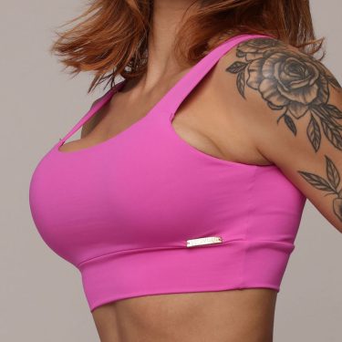 TOP FAIXA ROSA BARBIE